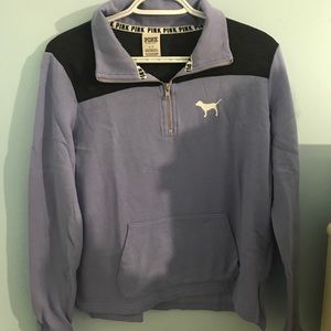 PINK Purple Quarter Zip